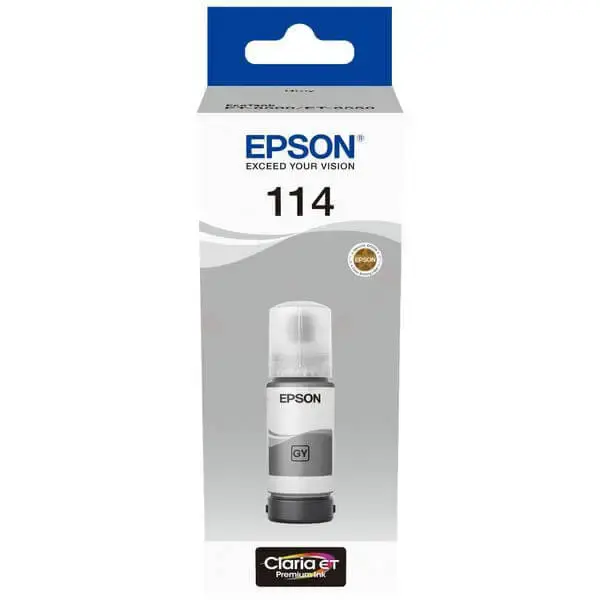 Epson 114 Ecotank Grå 70 ml til Ecotank ET 8500 og ET 8550 