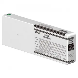 Epson Ink UltraChrome HDX/HD T55K800 Matte Black 700ml