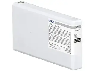 Epson UltraChrome Pro T55W7 Gr&#229; 200ml. For SureColor P5300