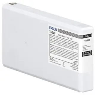 Epson UltraChrome Pro T55W8 Matt Svart 200ml. For SureColor P5300