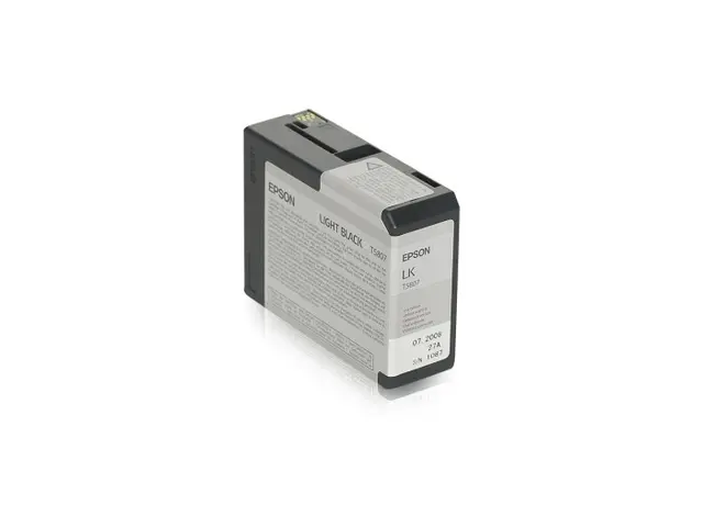 Epson T5807 Light Black 80ml Lys sort til SP 3800/3880 