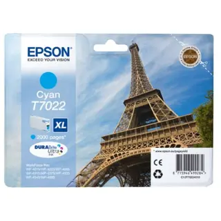 Epson Blekk Cyan T7022 XL WorkForce WP4000/4500