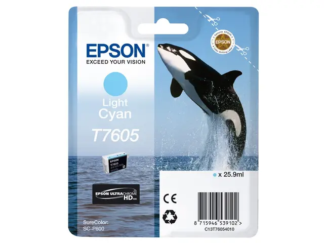 Epson T7605 Lys Cyan 26 ml Epson SureColor SC P600 