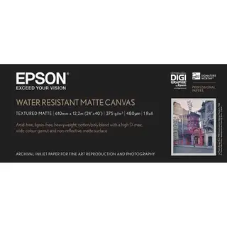 Epson Water Resistant Matte Canvas 24&quot; for Epson 61cm x 12,2m. 375g