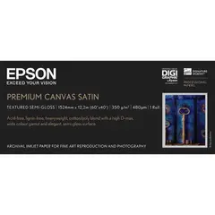 Epson Premium Canvas Satin 60&quot; 350g for Epson 150cm x 12,19m 350 g/m&#178;