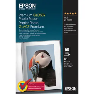 Epson Premium Glossy Photo Paper A4 50 Ark A4 (210 mm x 297 mm) 255 g/m&#178;