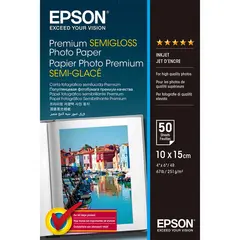 Epson Premium SemiGloss Photo 10x15cm 50 ark