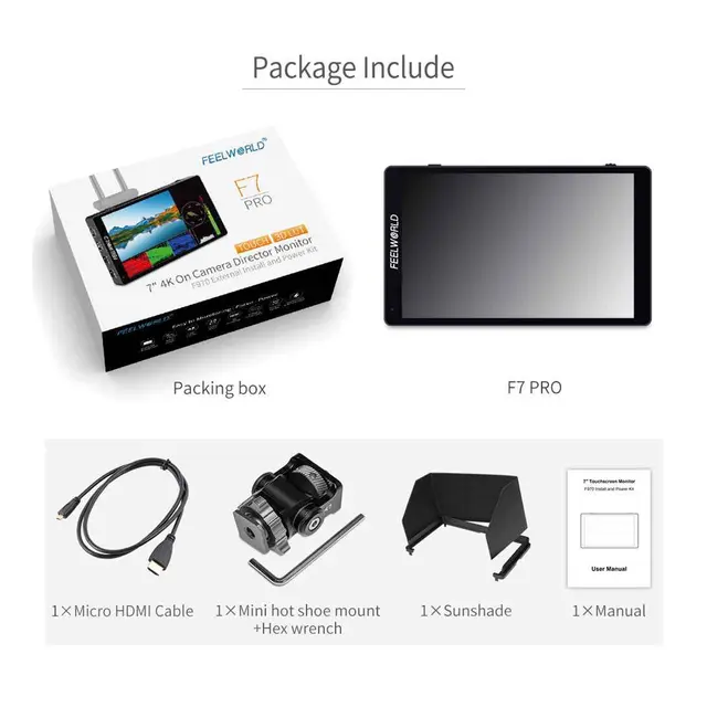 Feelworld Monitor F7 Pro 7" Director's Monitor 