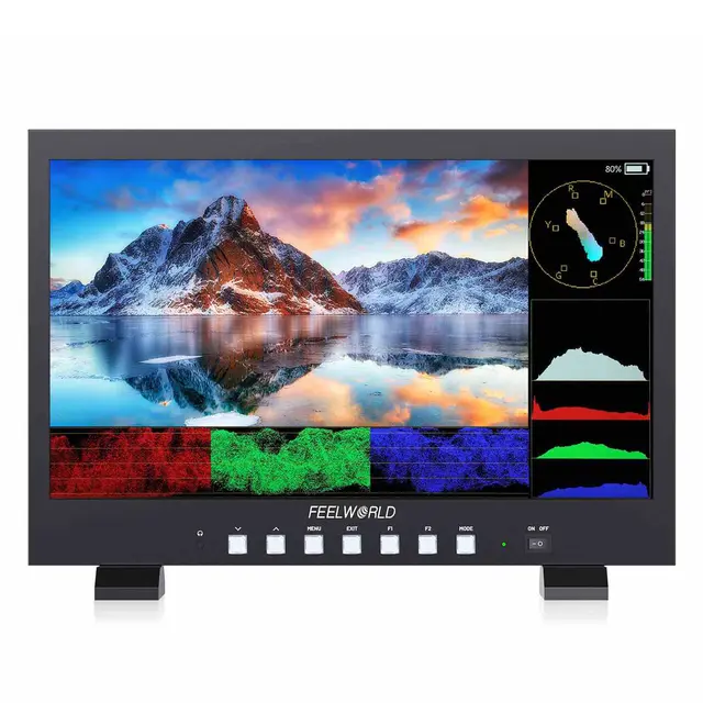 Feelworld FVM215-1000 Monitor 21.5" High-Bright Broadcast Monitor 