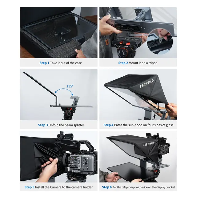 Feelworld TP21 Teleprompter 