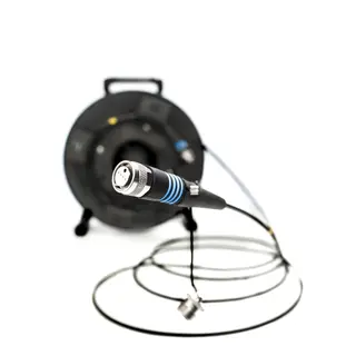 FieldCast 4Core MM Ultra Light 100 Meter 100m 4 Core Multi Mode Fiber p&#229; trommel