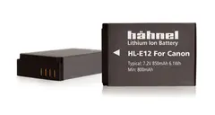 H&#228;hnel batteri Canon HL-E12  lp-e12 Passr til EOS M50, M10, EOS M, 100D