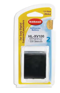 Hähnel Sony HL-XV100 Batteri 2890 mAh (Sony NP-FV100 erstattning) Hähnel Sony HL-XV100 Batteri 2890 mAh (Sony NP-FV100 erstattning)