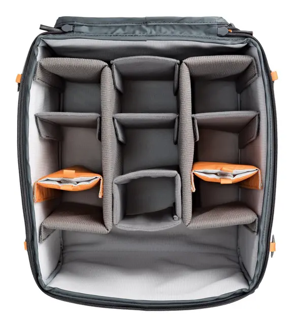 Lowepro Powder BP 500 AW Grey/Orange Fotoryggsekk. Lav vekt. Grå / Orange 
