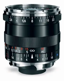 Zeiss Biogon T* 25mm f/2.8 ZM sort til Leica M