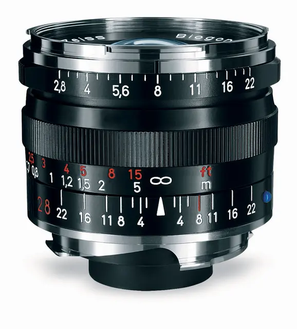 Zeiss Biogon T* 28mm f/2.8 ZM sort til Leica M 