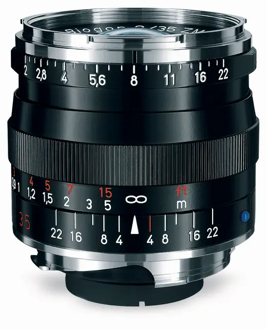 Zeiss Biogon T* 35mm f/2 ZM sort til Leica M 