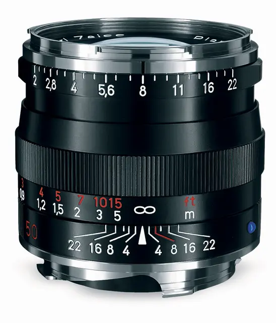 Zeiss Planar T* 50mm f/2 ZM Sort Leica M Mount 