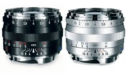 Zeiss C Sonnar T* 50mm f/1.5 ZM sort 