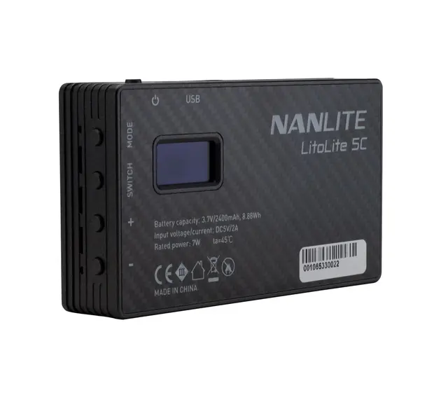 Nanlite LitoLite 5C RGBWW LED Pocket Light 