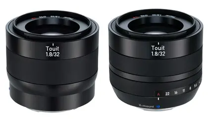 Zeiss Touit 32mm f/1.8 til Fuji X 