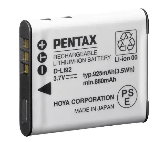 Ricoh WG Li-Ion D-LI92 Batteri til Ricoh WG-50, WG-90 