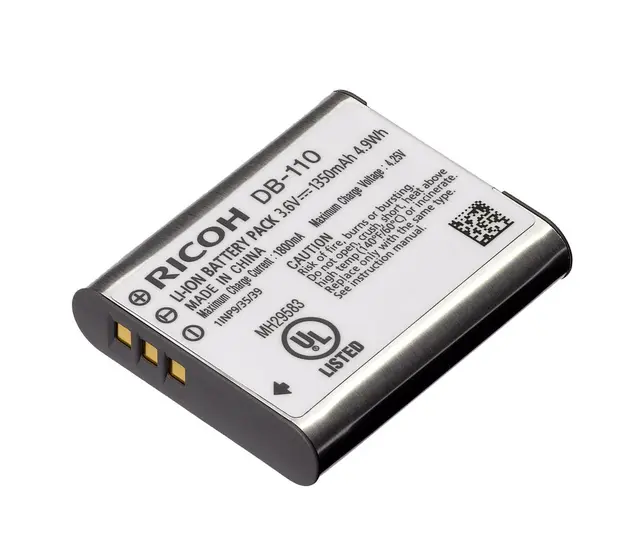 Ricoh li-on Batteri DB-110 Til Ricoh GR III 