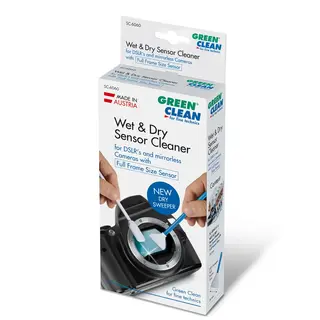 Green Clean Wet & Dry Sensor Cleaner 25 25pk Sensor Swab for Full Frame sensor
