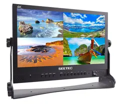 Seetec ATEM 15,6 Monitor 15,6&quot; med 4 HDMI inn og 4 HDMI loop ut