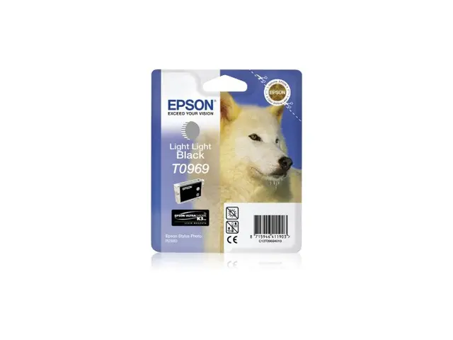 Epson T0969 Light Light Black 11,4ml SP R2880 Lys Lys Sort 