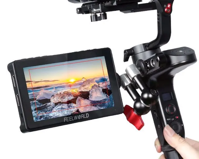 Feelworld Monitor F5 Pro V4 6" 6" 4K HDMI Monitor 500NIT 