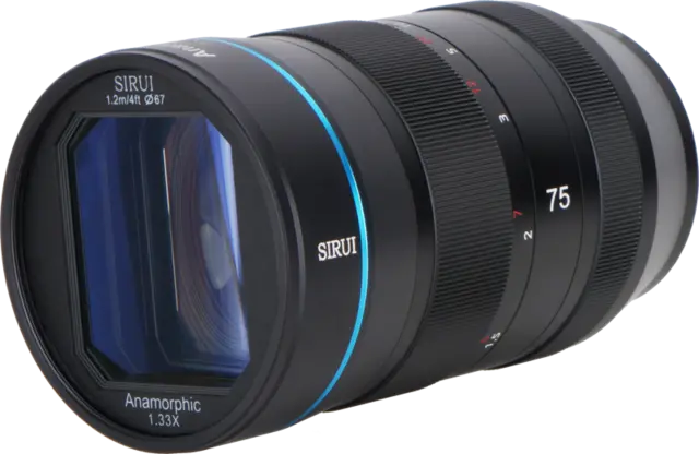 Sirui Anamorphic Lens 1,33x 75mm f/1.8 For Sony E-mount 