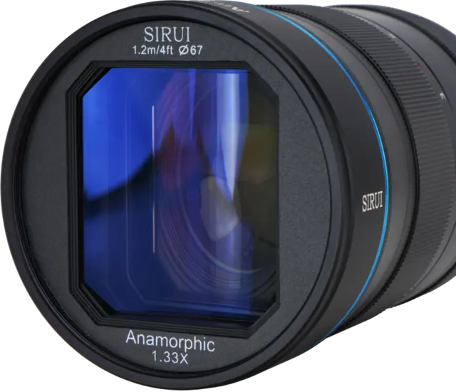 Sirui Anamorphic Lens 1,33x 75mm f/1.8 For Sony E-mount 