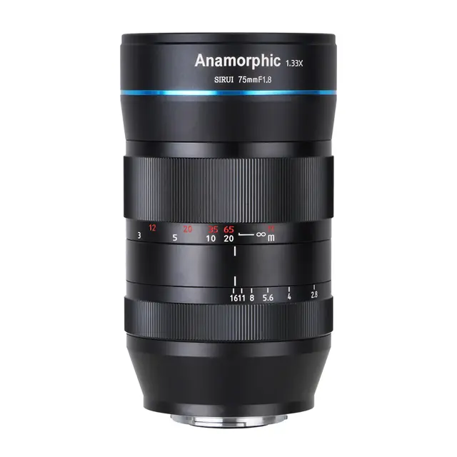 Sirui Anamorphic Lens 1,33x 75mm f/1.8 For Sony E-mount 