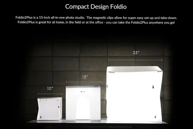 Foldio2 Plus Lystelt for produktfotografering 