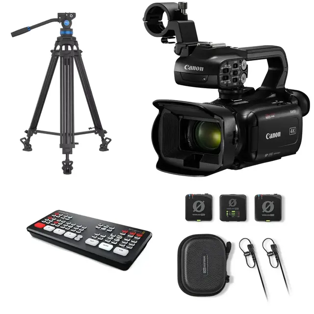 Streamingpakke 1 - Canon XA60 1x 4k Kamera-Strømme løsning HDMI 