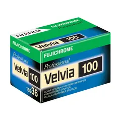 Fujifilm Fujichrome Velvia RVP100 135/36 1pk. Positiv fargefilm. ISO 100