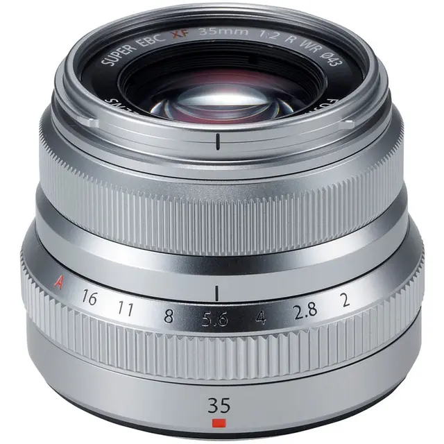 Fujifilm XF 35mm f/2.0 WR Sølv Fujinon XF 35mm f/2.0 WR Ø43 mm 