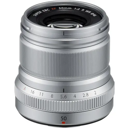 Fujifilm XF 50mm f/2.0 R WR Sølv Fujinon XF 50mm f/2.0 WR 