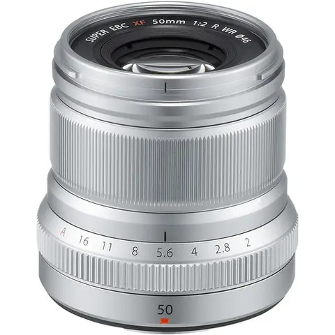Fujifilm XF 50mm f/2.0 R WR Sølv Ø46mm