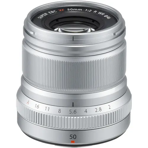 Fujifilm XF 50mm f/2.0 R WR Sølv Fujinon XF 50mm f/2.0 WR 