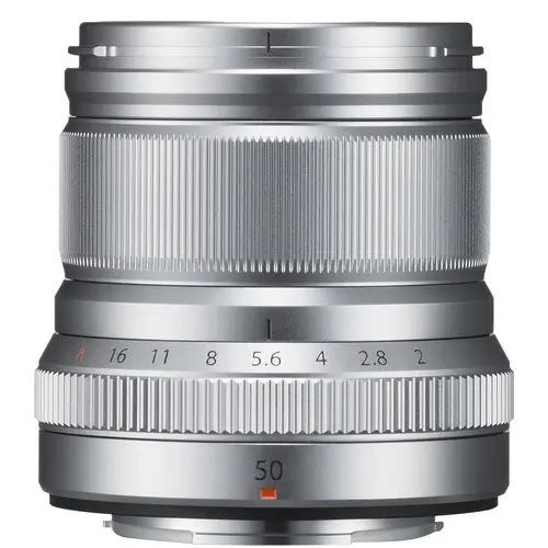 Fujifilm XF 50mm f/2.0 R WR Sølv Fujinon XF 50mm f/2.0 WR 