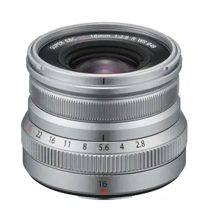 Fujifilm XF 16mm f/2.8 WR Silver S&#248;lv