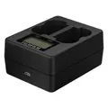 Fujifilm BC-W235 Dual Battery Charger Dobbel ladeadapter for NP-W235