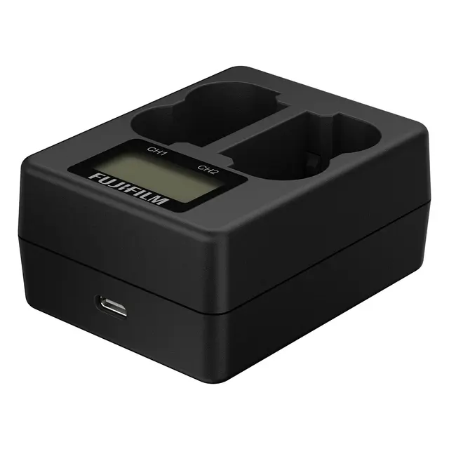Fujifilm BC-W235 Dual Battery Charger Dobbel Batterilader for NP-W235 