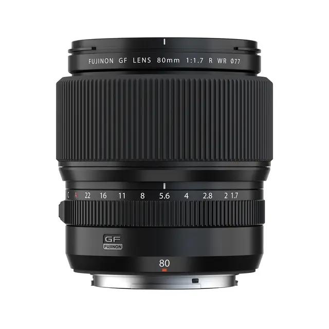 Fujifilm GF 80mm f/1.7 R WR Lyssterk optikk til GFX 