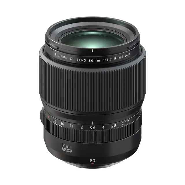 Fujifilm GF 80mm f/1.7 R WR Lyssterk optikk til GFX 