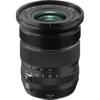 Fujifilm XF 10-24 f/4.0 OIS, WR Sort Vidvinkelzoom bildestabilisator V&#230;rtette