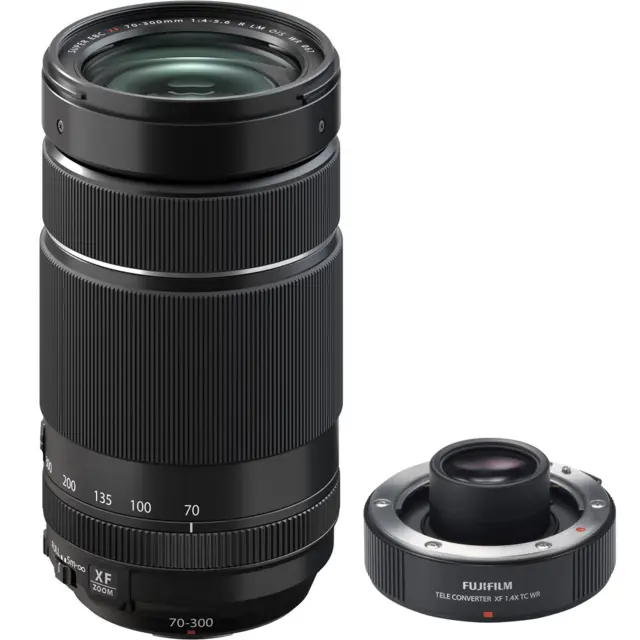 Fujifilm XF 70-300mm f/4-5.6 R LM OIS WR + Fujifilm XF 1.4X TC WR Telekonverter 