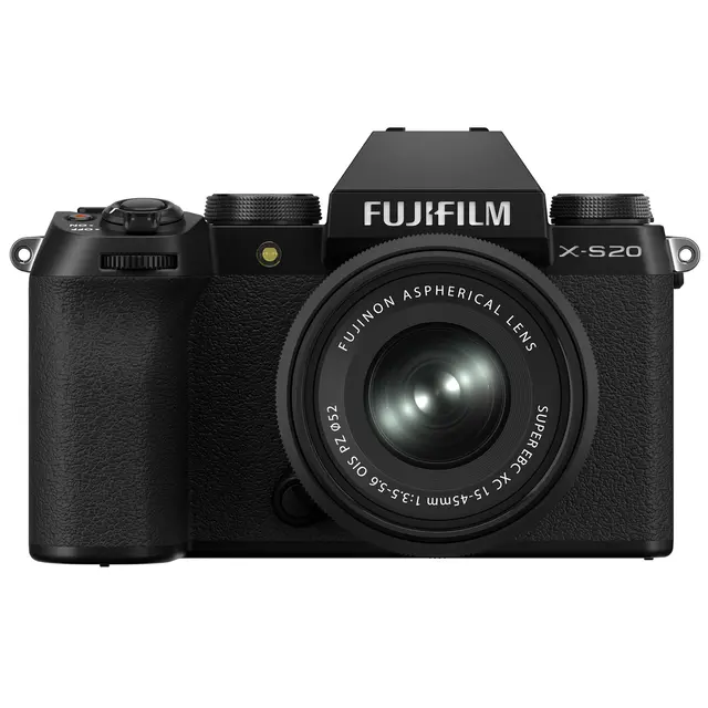 Fujifilm X-S20 Kit m/XC15-45mm f/3.5-5.6 Sort 